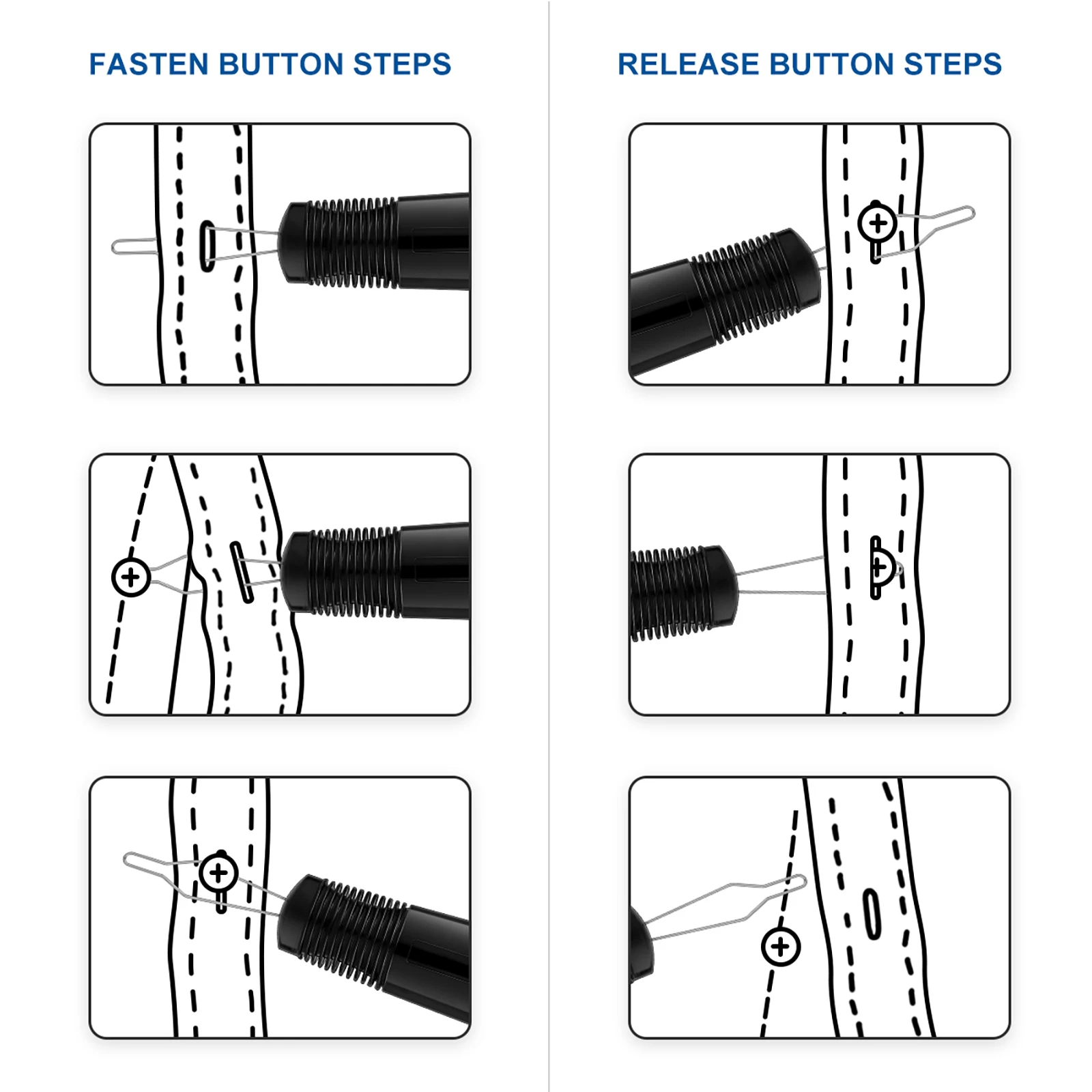 

3pcs Universal Hook For Clothing Zipper Pull Assist Tool For Button Hooks Arthritis Elderly Clothing Aid