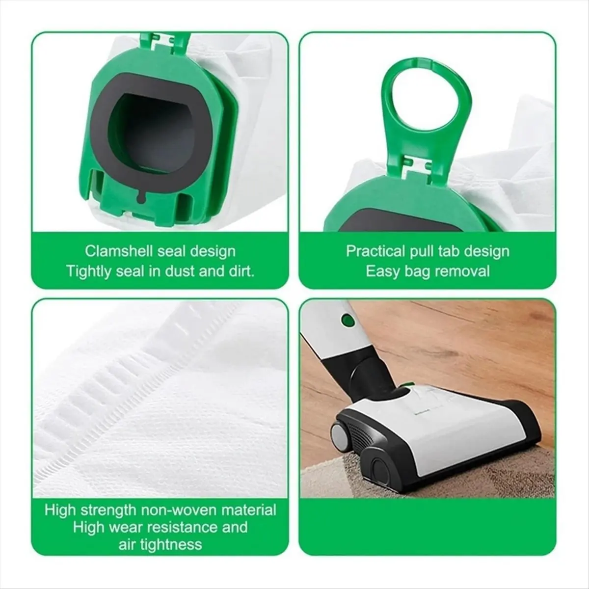 

Hot A181I For Kobold VB100 FP100 Vacuum Cleaner Accessories Dust Bag Motor Protection Filters High-Efficiency Filtration