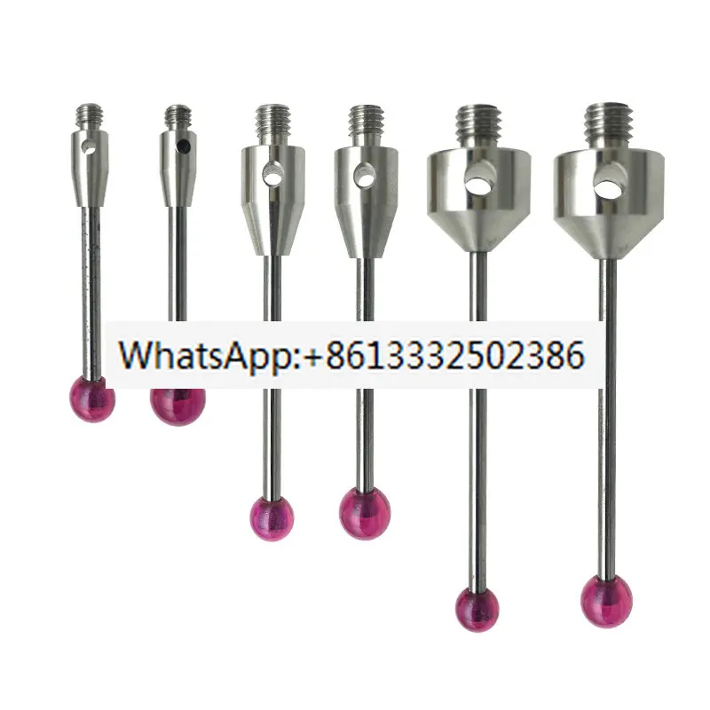 M3 Three Coordinate CNC Measuring Needle M4 Ruby Ball Probe M5 Renishaw Measuring Pin Machine Tool Measuring Needle