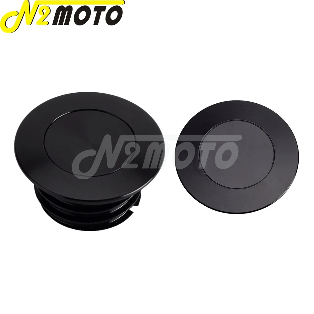 CNC Motorcycle Pop-up Gas Cap Left Side Tank Cover 61100132 / 61100131 For Harley Softail M8 FLDE FLFB FLHC FXLR FXLRS 2018-2021