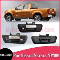Manija de puerta trasera de coche JF con revestimiento de orificio de llave de cámara para Nissan Navara 2014-2023 D23 NP300 RIICH 6 2017 90606-4JG0C