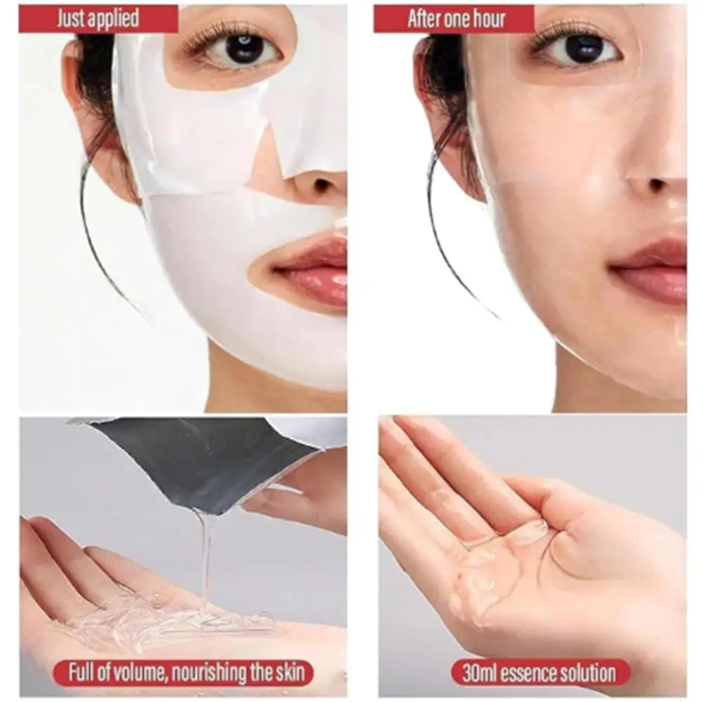 4 Stück Bio-Kollagen Übernacht-Maske Mild Koreanische Pflegemaske Anti-Aging Aufhellend Porenverfeinernd Glättend Faltenreduzierend 2026 – Detail 6
