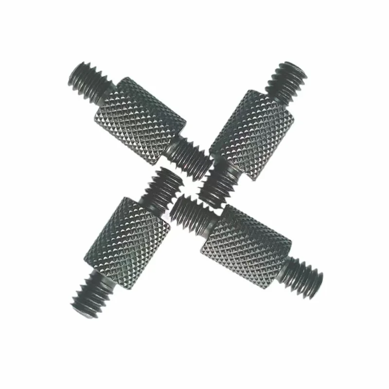 2 قطعة سبائك الألومنيوم 1/4 تمديد مسامير مزدوجة الأطراف إلى 1/4 ، 3/8 و 5/8 مسامير محول ترايبود لملحقات الكاميرا