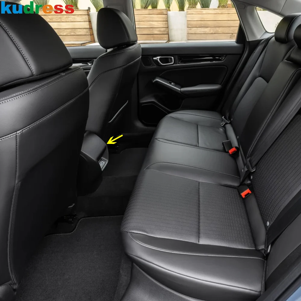 Car Armrerst Box Rear Air Condition Vent Outlet Cover Trim For Honda Civic 11th Integra Sedan 2022-2024 Interior Accessories