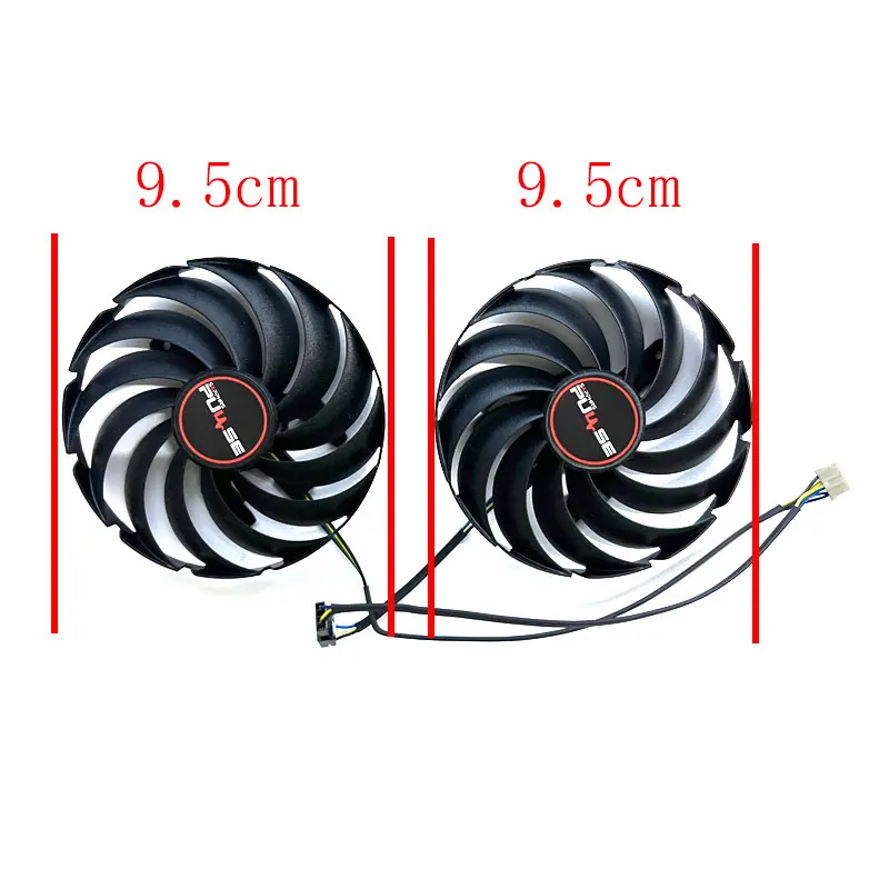 95MM New For SAPPHIRE Radeon RX6700XT 6700 PULSE OC Graphics Card Replacement Fan CF1010U12D