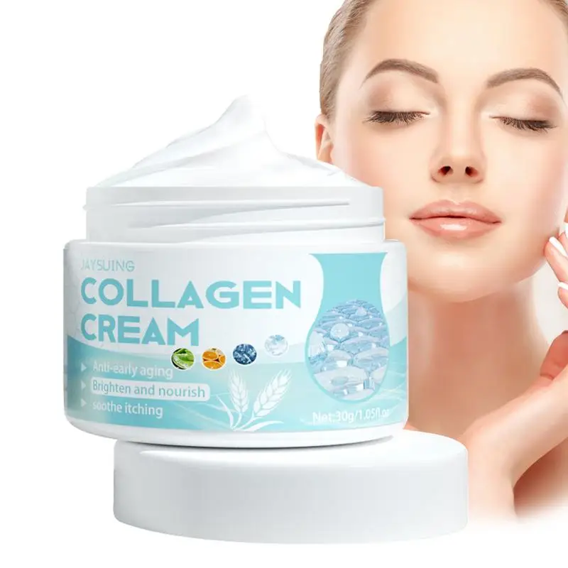 

Collagen Moisturizing Cream Facials Cream With High Absorbent Ingredients Skin Smooth Lotion Creams For Fine Lines