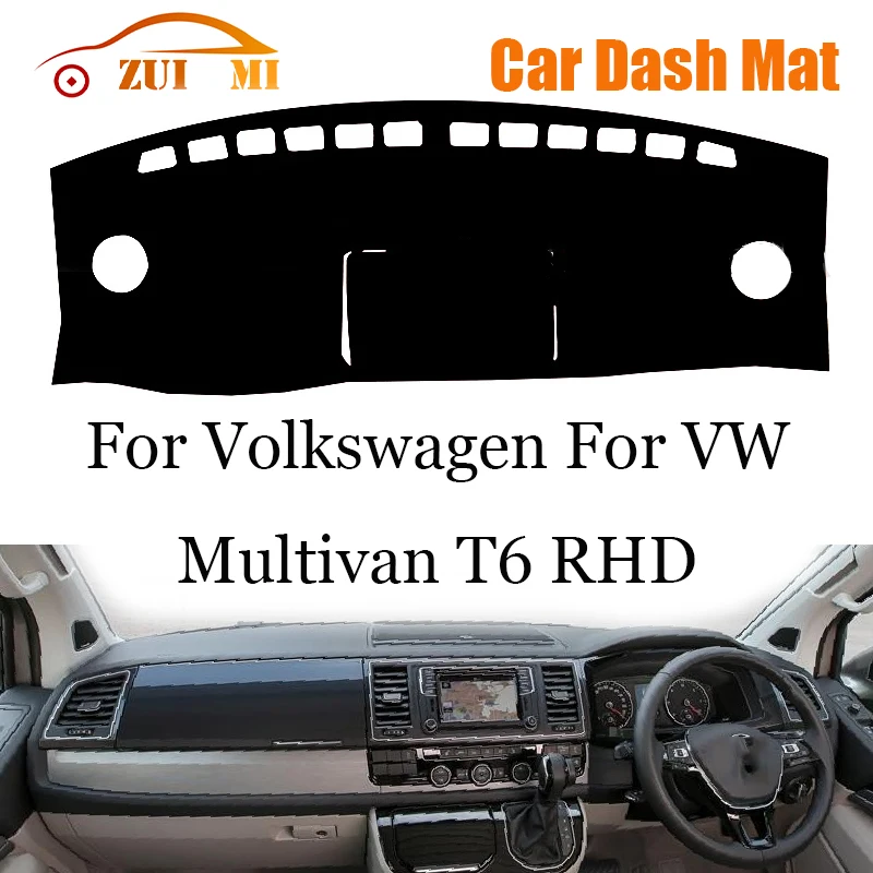 ZUIMI Dashboard Cover Dash Mat Dashmat For Volkswagen For VW Multivan T6 LHD RHD Dash Board Cover Pad Sun Shade