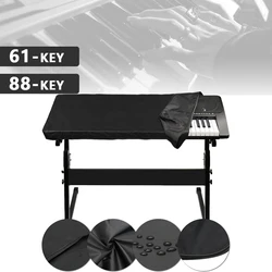 61 / 88 Keys Piano Keyboard Dust Cover Dustproof Waterproof Keyboard Cover Foldable Easy to Clean With Shrinkable Drawstring
