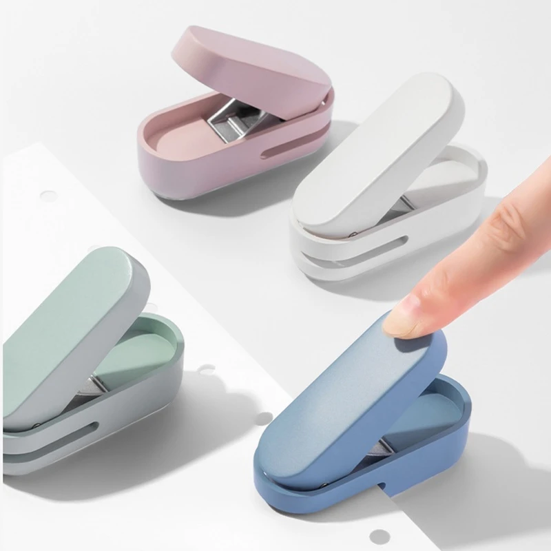 Small Size 1 Hole Paper Punch 6mm Ticket DIY Puncher Machine 4 Colors Design