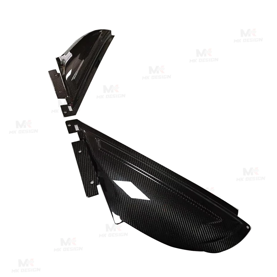 Dry Carbon Fiber Engine Bay Air Intake Cover for BMW M3 G80 M4 G82 G83 2021+ Engine Intake Triangular Cover Plate