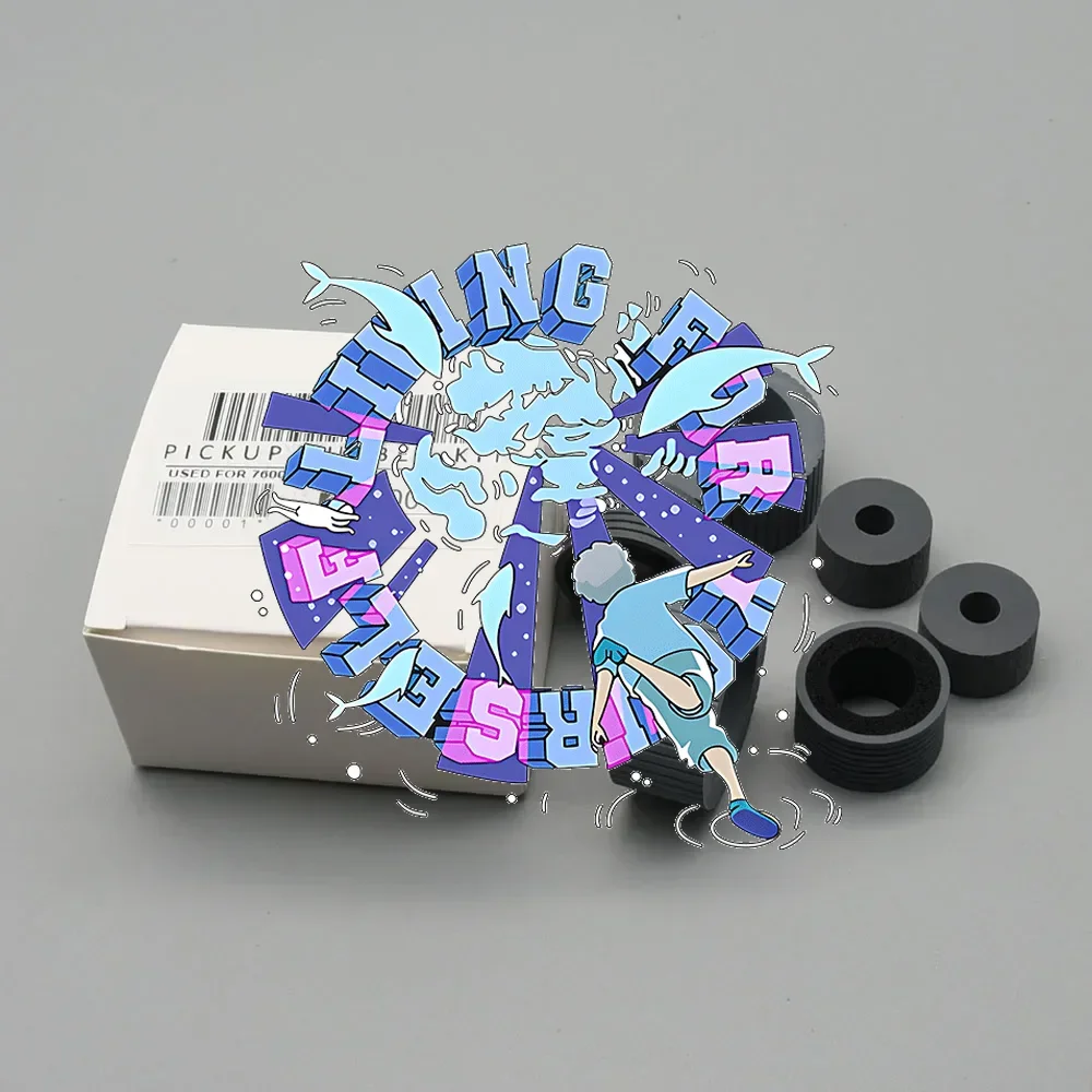 

1SETS Brake Pick Roller Tire for Fujitsu fi-7600 fi-7700 fi-7700S / fi7600 fi7700 fi7700S PA03740-K010 PA03740-K011