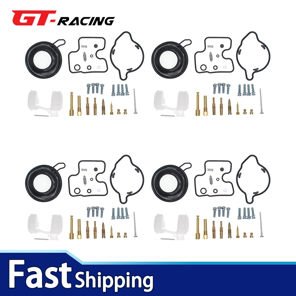 

4Set For Honda CBR900RR Sc28 1993 - 1995 CBR 900 R Motorcycle Carburetor Carb Rebuild Repair kit Diaphragm Float