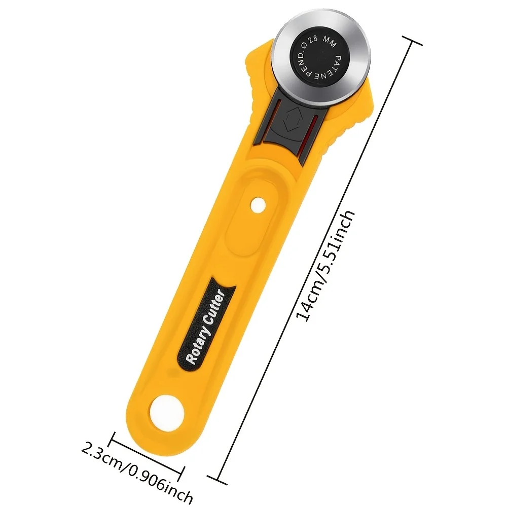 28mm Rotary Fabric Cutter Leather Craft Cutting Tool For DIY Fabric Patchworking Sewing Quilting Crafting Tools