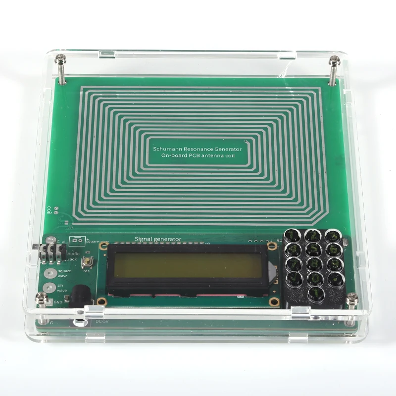 

0.01Hz-100000Hz Adjustable Pure Sine FM Signal Generator Sine Wave Resonance Generator Schumann Resonance Wave Generator