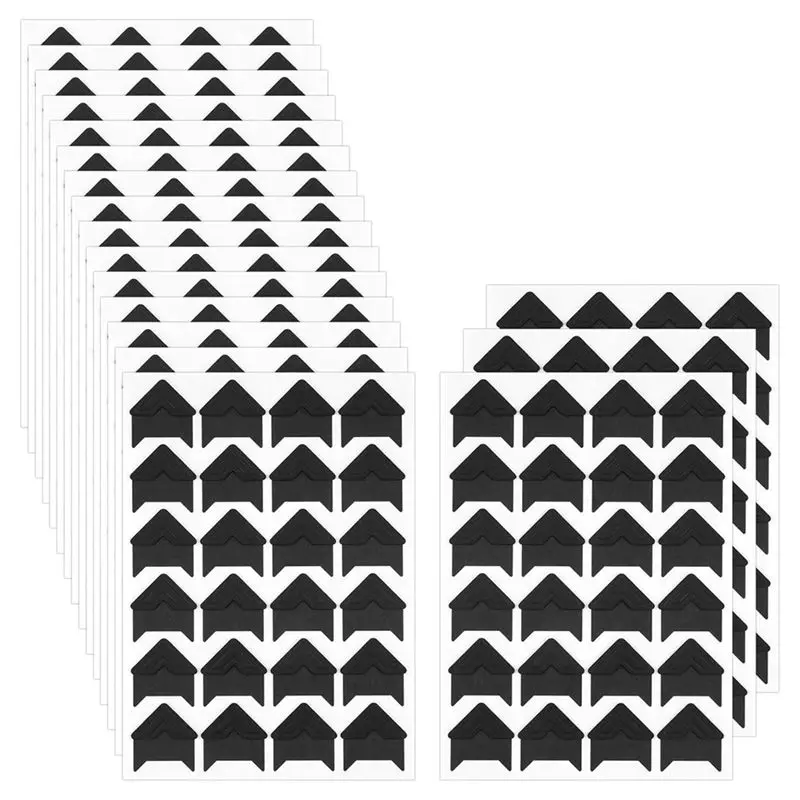 A60F-432 Pcs Photo Corners Self Adhesive, Acid Free Picture Corners For Scrapbooking, Photo Corners For DIY Scrapbooking