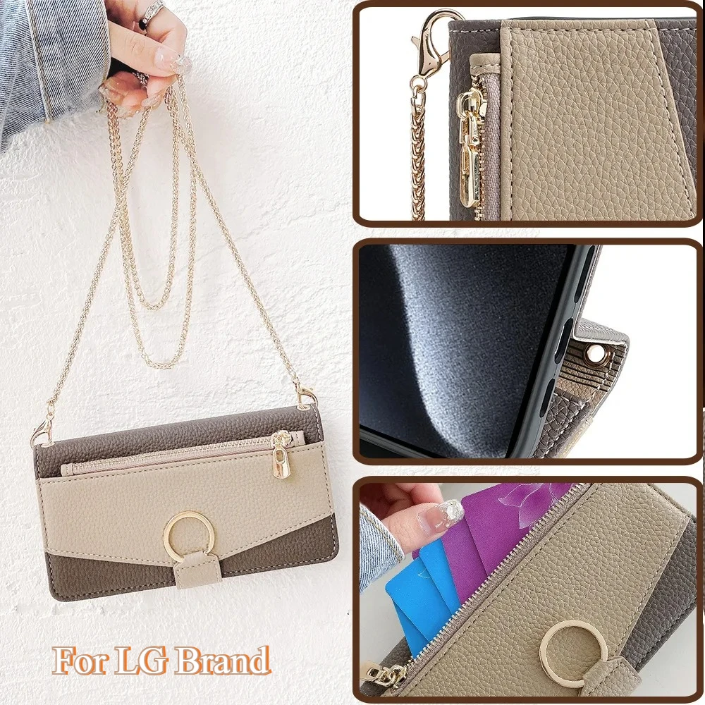 

Чехол-кошелек для LG G8 G8 ThinQ, магнитный флип-чехол для телефона LG K31, кожаный чехол с ремешком, чехол с длинным ремешком для LG K42 Velvet 4G 5G
