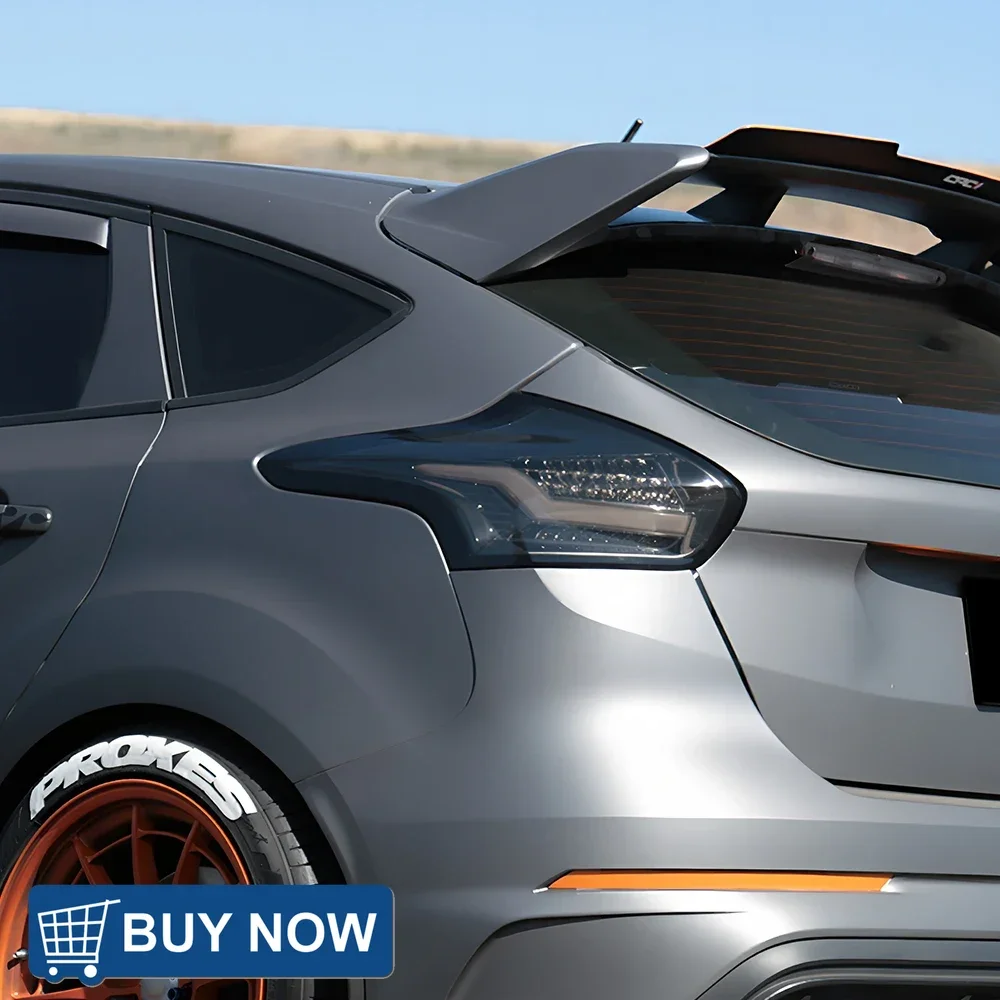 السيارات الخلفية الخلفية مصابيح لفورد فوكس هاتشباك 2015-2018 LED سيارة المصابيح الخلفية الجمعية ترقية وامض إشارة إكسسوارات مضيئة