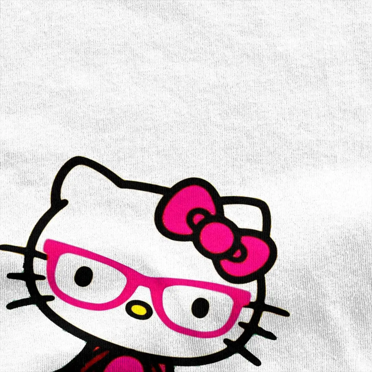 Hello Kitty Cartoon (6)-bayingimg T-Shirt Men Funny 100 Cotton T Shirts Summer Crewneck Fashion Tees Design Big Size Clothing