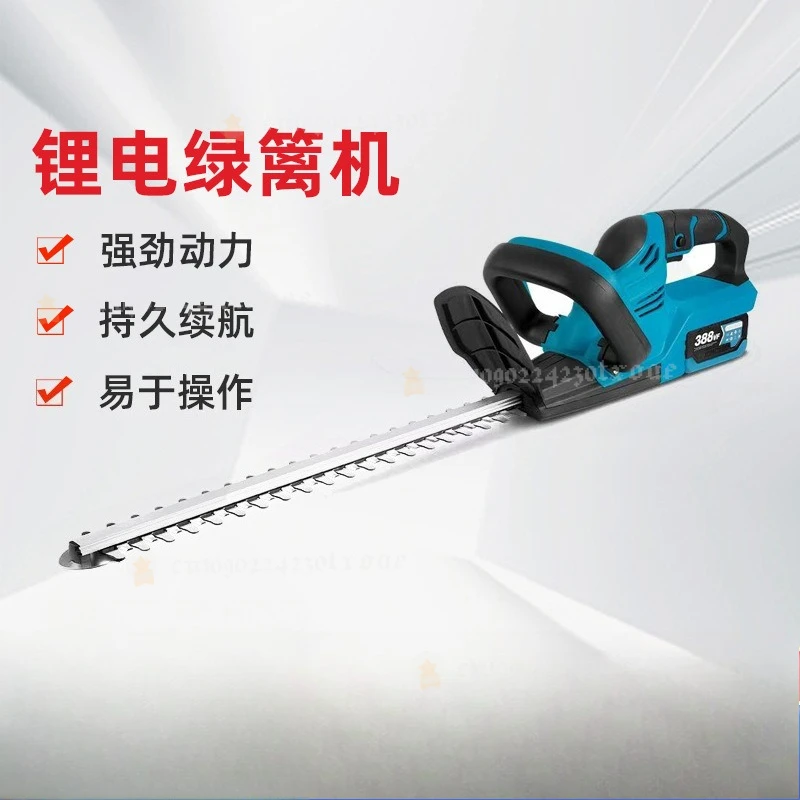 Cordless Lithium Hedge Trimmer Electric Bush Cutter for Garden Hedges & Foliage Pruning
