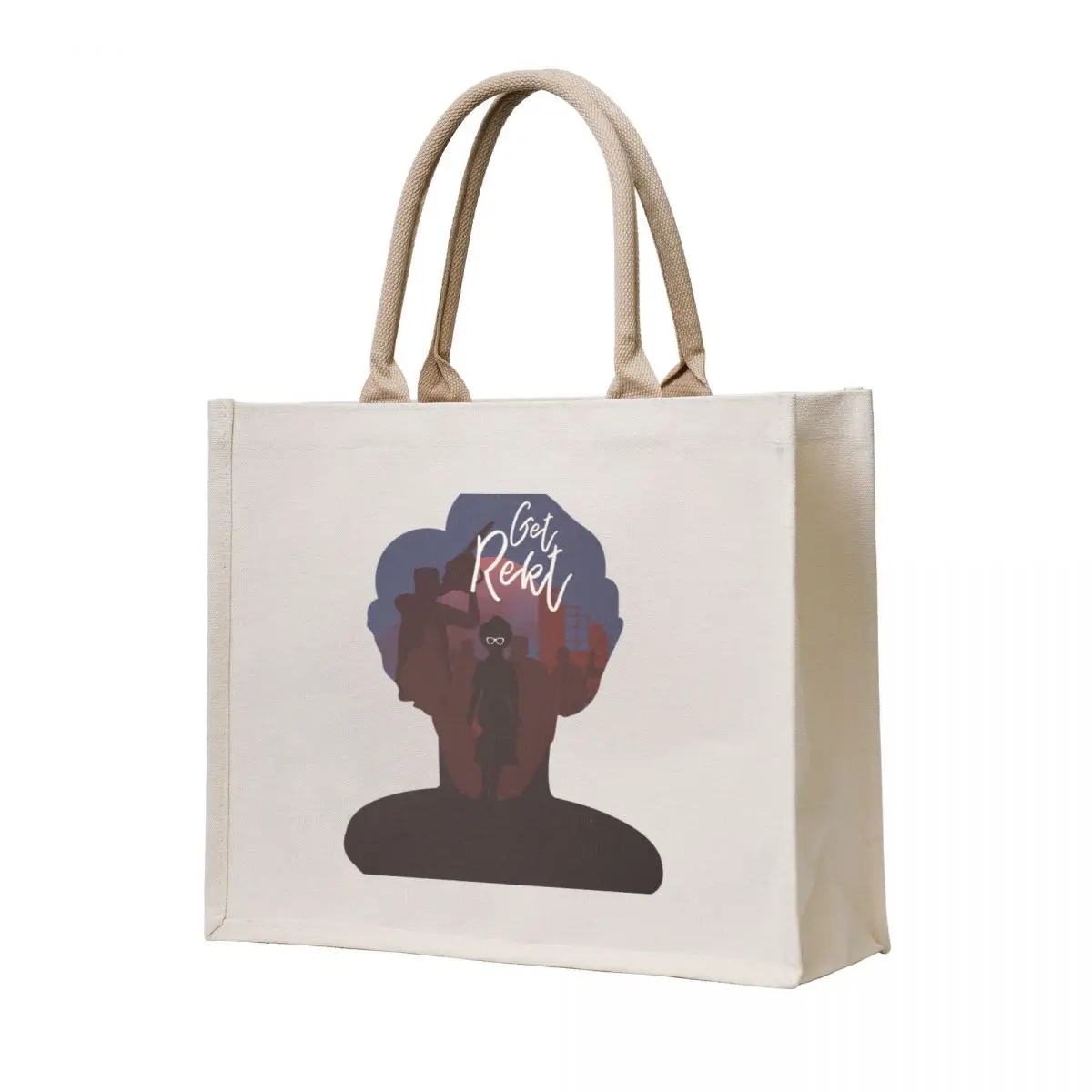 

Get Rekt Tote Bag tote bag Customizable tote bag Cloth bags hand