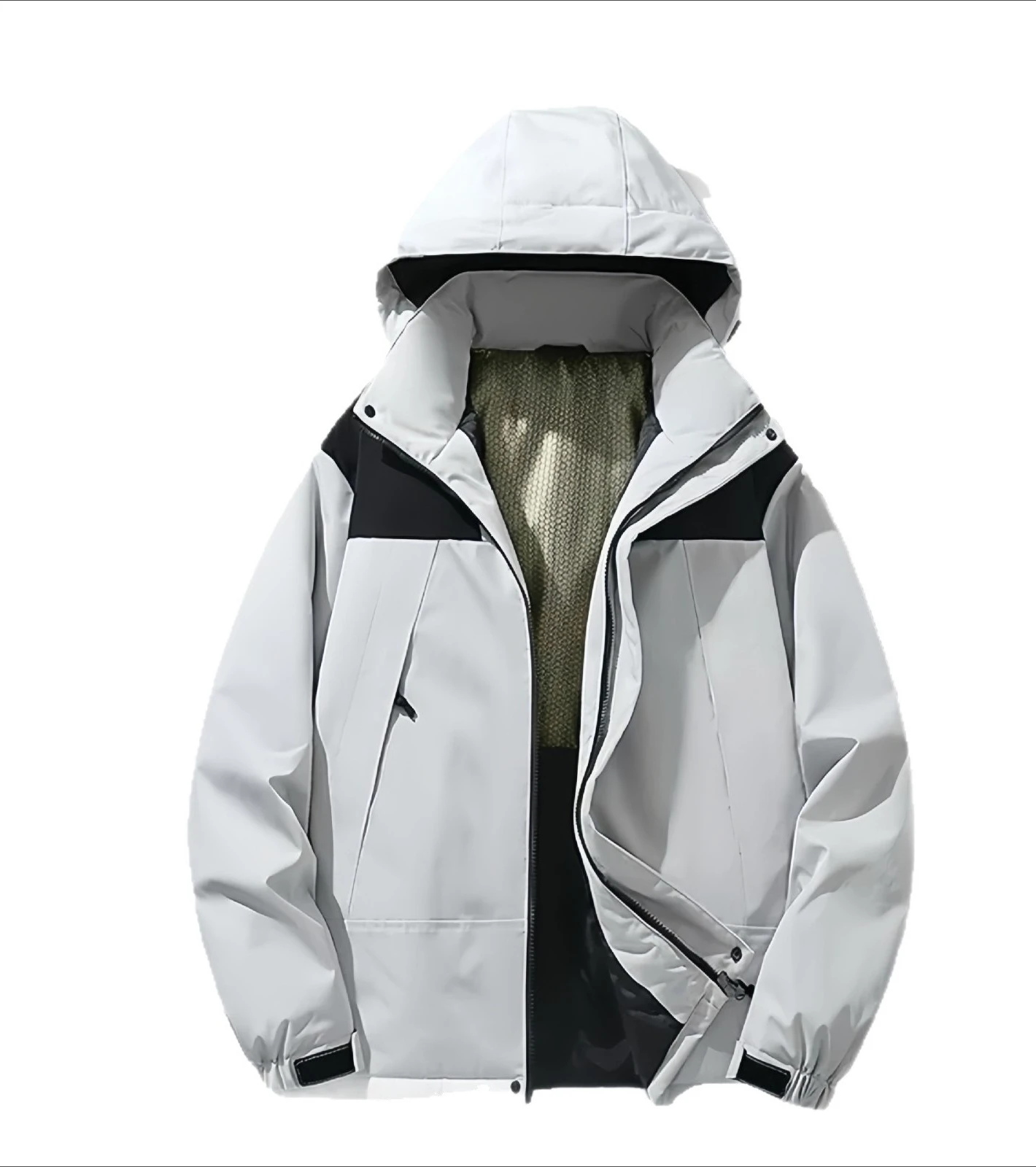 2025 Новая графеновая зимняя куртка для пар, утепленная флисовая теплая, ветрозащитное повседневное пальто с капюшоном