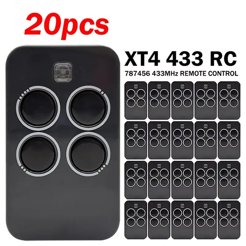 

FAAC XT4 433 RC 787456 Garage Door Remote Control Compatible With XT4 433RC 787452 787453 433MHz Gate Opener Remote Control