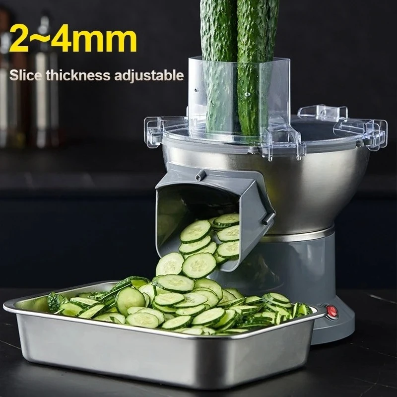 for 4-in-1 Electric Vegetable Slicer Chopper Machine Commercial Grade Kitchen Food Cutter Processor Household