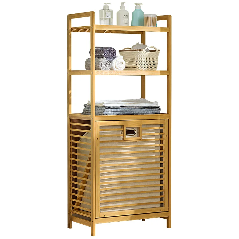 

Бытовая полка для ванной комнаты. Многослойная корзина для хранения. Каркасная корзина. Многофункциональная напольная корзина для белья.