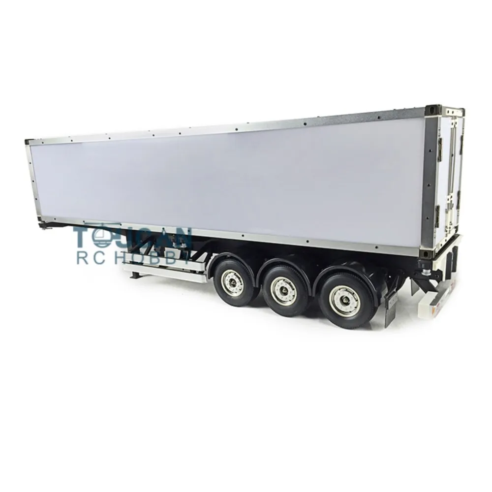 1/14 40ft Reefer 3 assi semi rimorchio telaio contenitore per RC modello di camion trattore collezione di giocattoli TH01039-SMT7