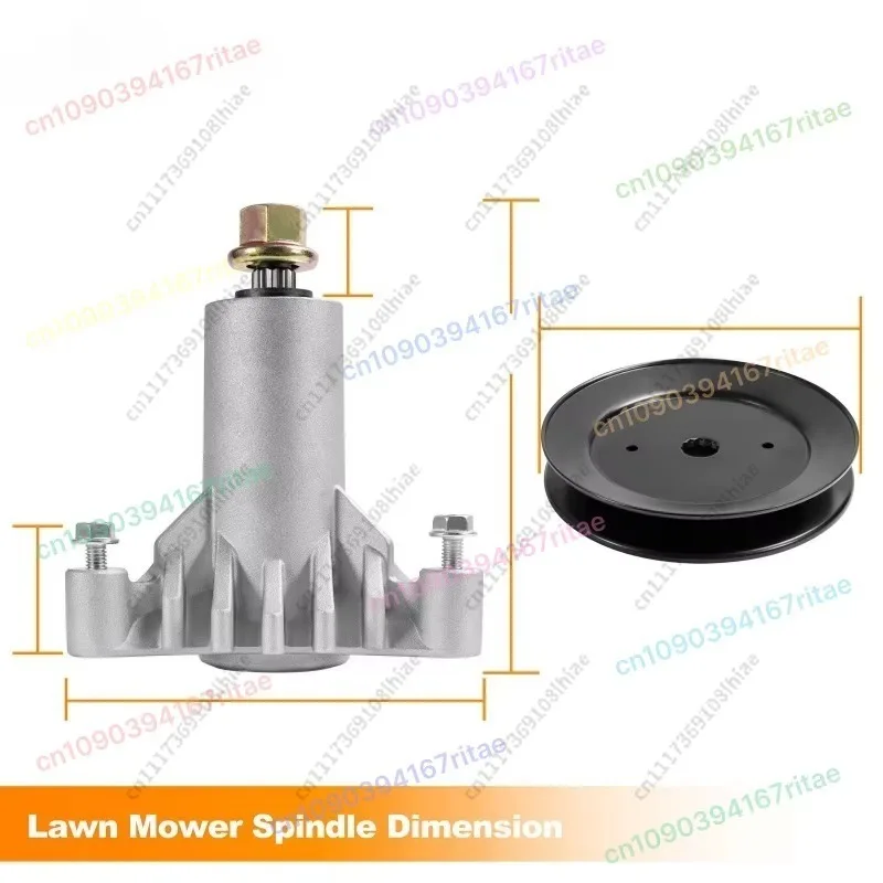 Pulley Lawn Mower Spindle Replacement Part for Riding Mower Deck Blade Drive Belt Wheel