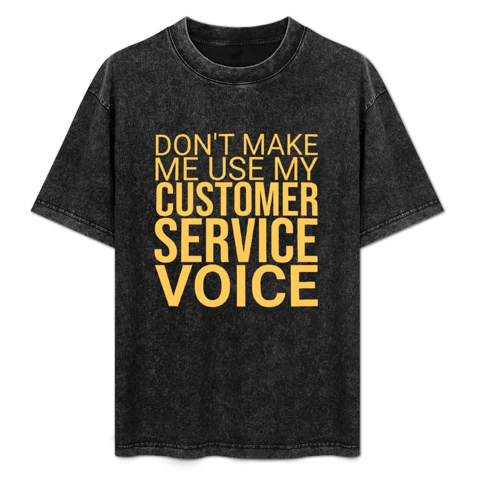 

Customer Service Voice Service-Management T-Shirt Simple Line Art Print Tee