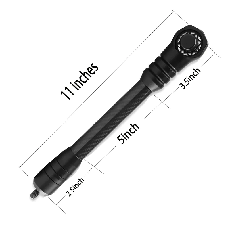 1PC TOPOINT TP640 Compound Bow Stabilizer 8inches Shock Absorber For Archery  Accessories