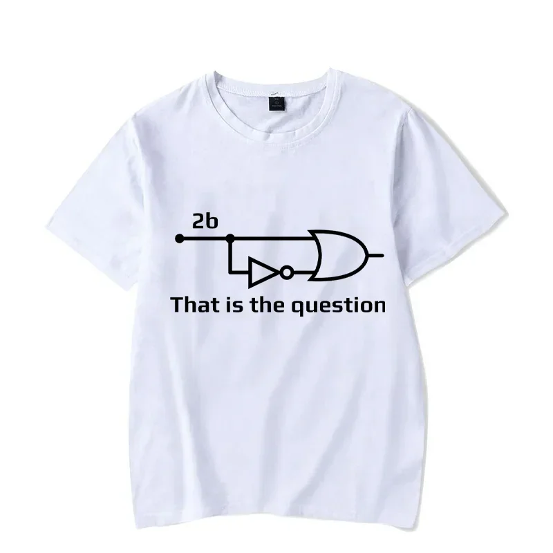 2025 new model Electrical Engineer That Is Question Funny T Shirt for Men Cotton Vintage T-Shirt Clothes Engineering Men's T-shi