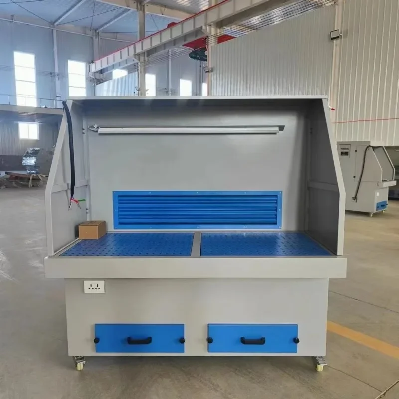 Double-sided workshop grinding and polishing equipment Industrial five dust grinding table Welding vacuum cleaning equipment