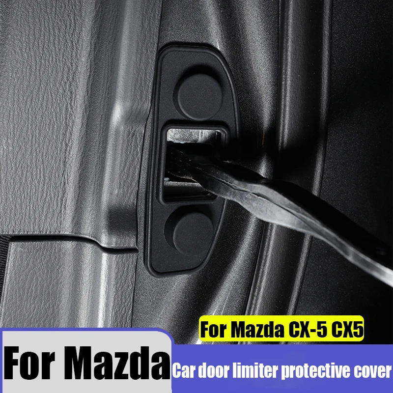 For Mazda CX-5 CX5 2017-2025 modified car door screws limiters protective covers car interior decoration accessories waterproof