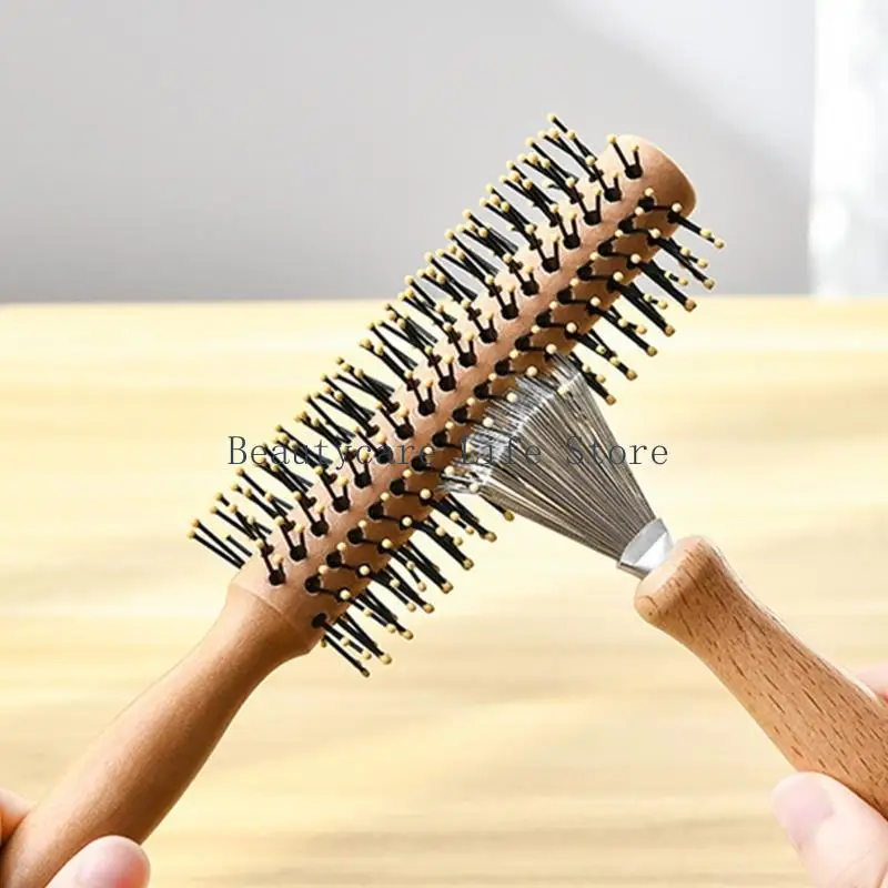 652C Ergonomic ABS Hair Comb Scraper Easily Extracts Trapped Strands Perfect For Household And Salon Use