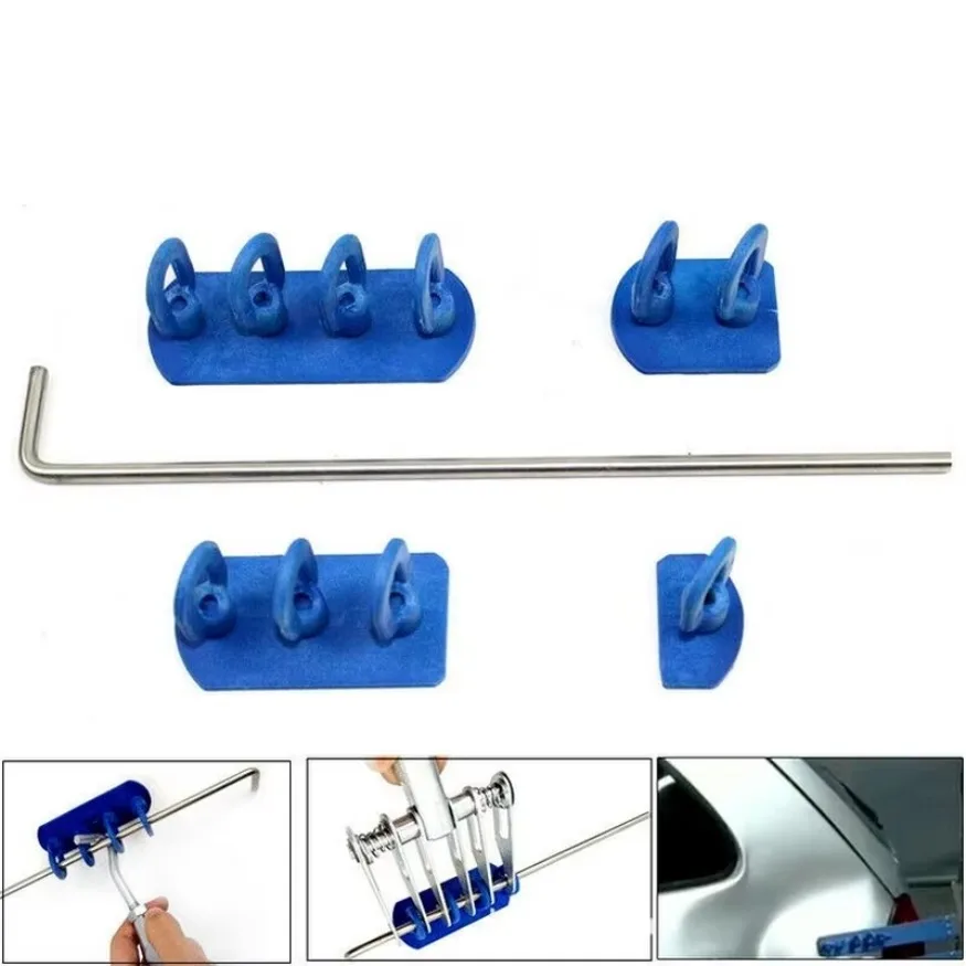 Universal Car Body Sheet Metal Dent Repair Kits Parts Push Hail Puller Tool Trim 1set