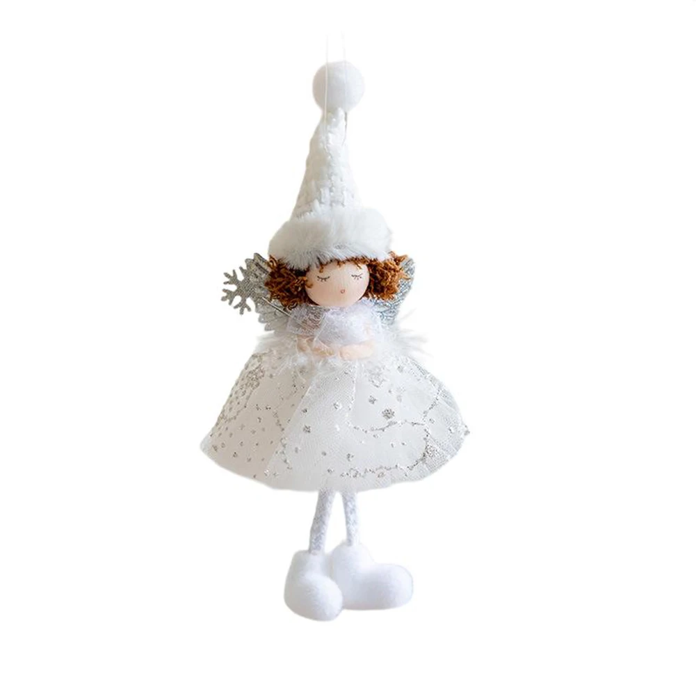 Festive Charm Cute Wings Doll 20*10cm Christmas Angel Doll 20*10cm Size Easy To Hang Multi-Purpose Decoration Symbol Of Peace