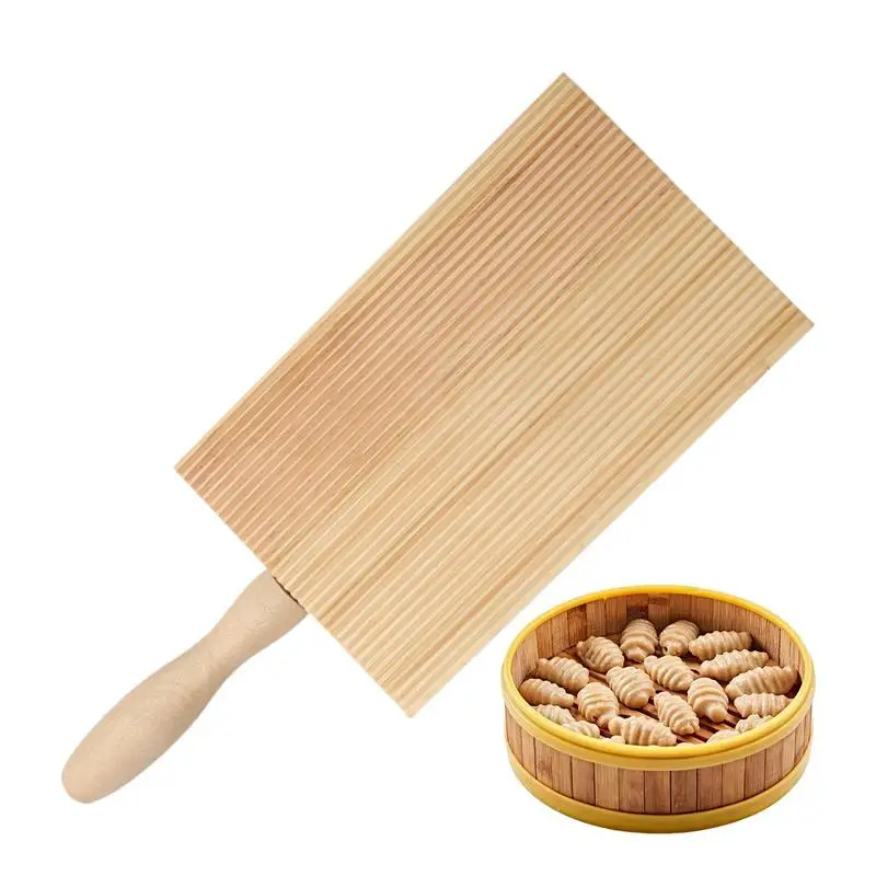 Gnocchi Board Wooden Garganelli Boards Butter Paddles Nonsticky Macaroni Making Gadget Butter Rolling Tools Kitchenware Supplies