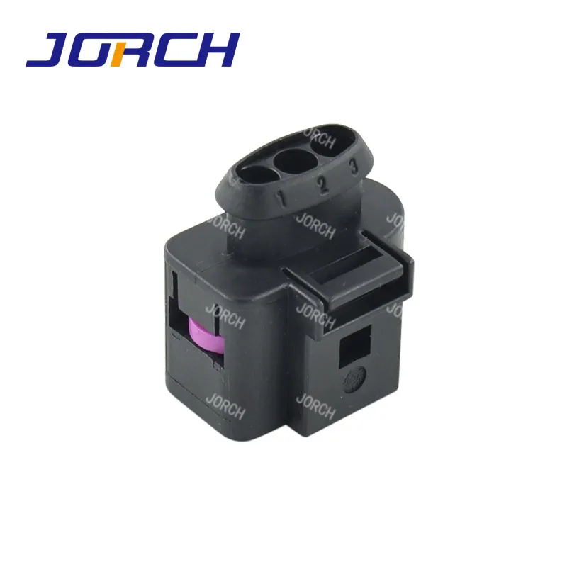 10 sets 3 pin VW auto waterproof connector 1J0973723 car 3.5 series sensor connectors plug  1J0 973 723