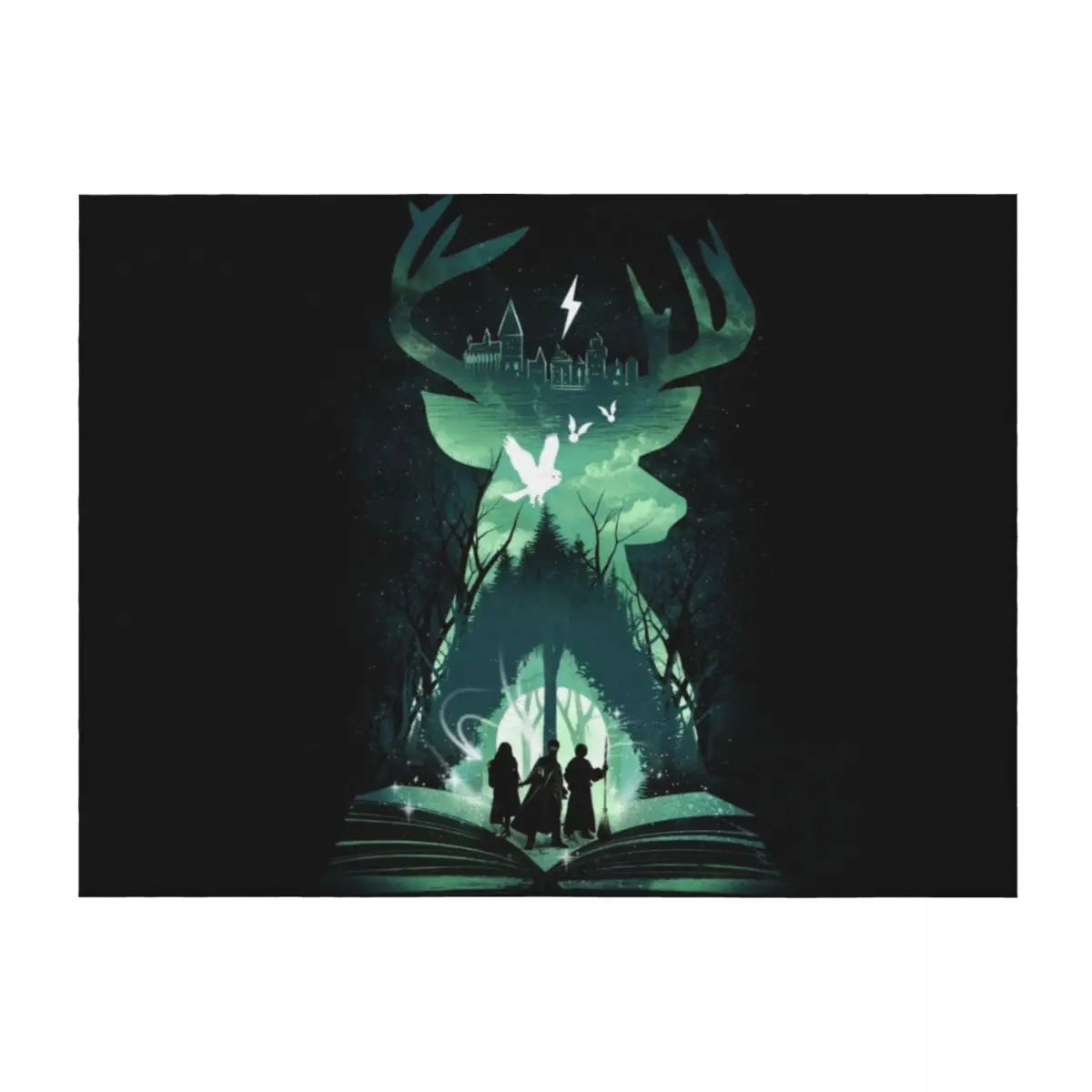 

The Magic Never Ends Throw Blanket blankets and throws Softest Designers Bed Blankets