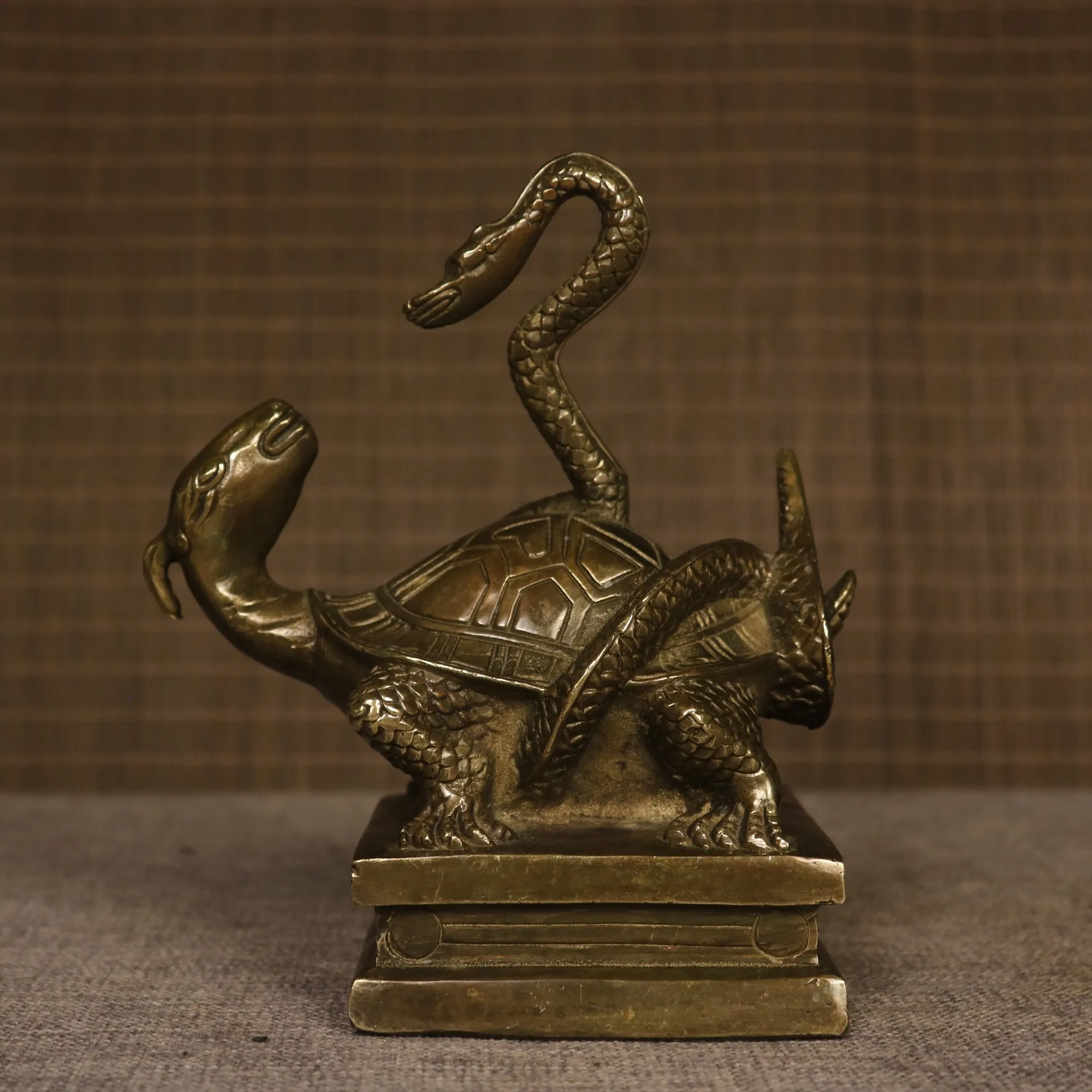 Decorative Xuanwu Bronze Statues - Home Decor, Mythical Chinese God, Four Symbols, Animal Figurine, Popular Selling Ornam