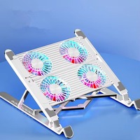 Laptop Metal Cooler Pad Lightweight Aluminum Alloy Laptop Radiator Portable Cooling Bracket
