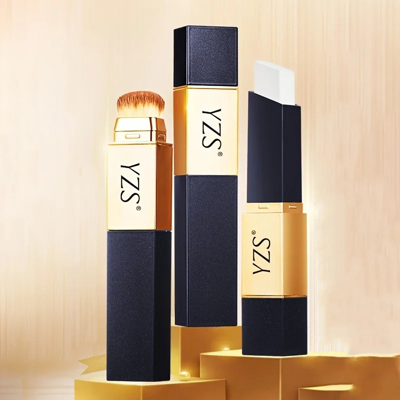 Yzs-双頭メイクアップスティック、フェイスコンシーラー、明るい輪郭、ブラシ、メイクアップ、スティック、2 in 1