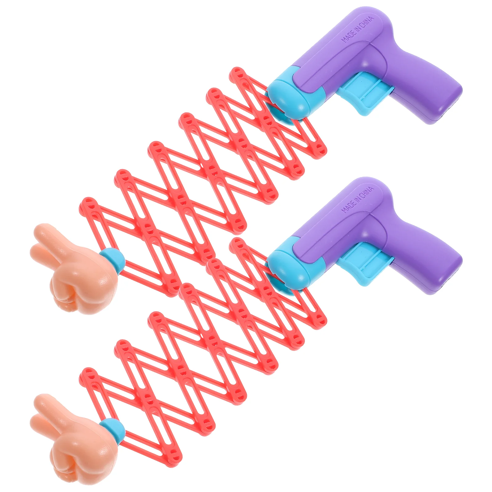 2 Pcs Retractable Fist Toy Toddler Toys Spring Fists Infant Telescopic Boy Stress for Office Props Prank Trick Plaything