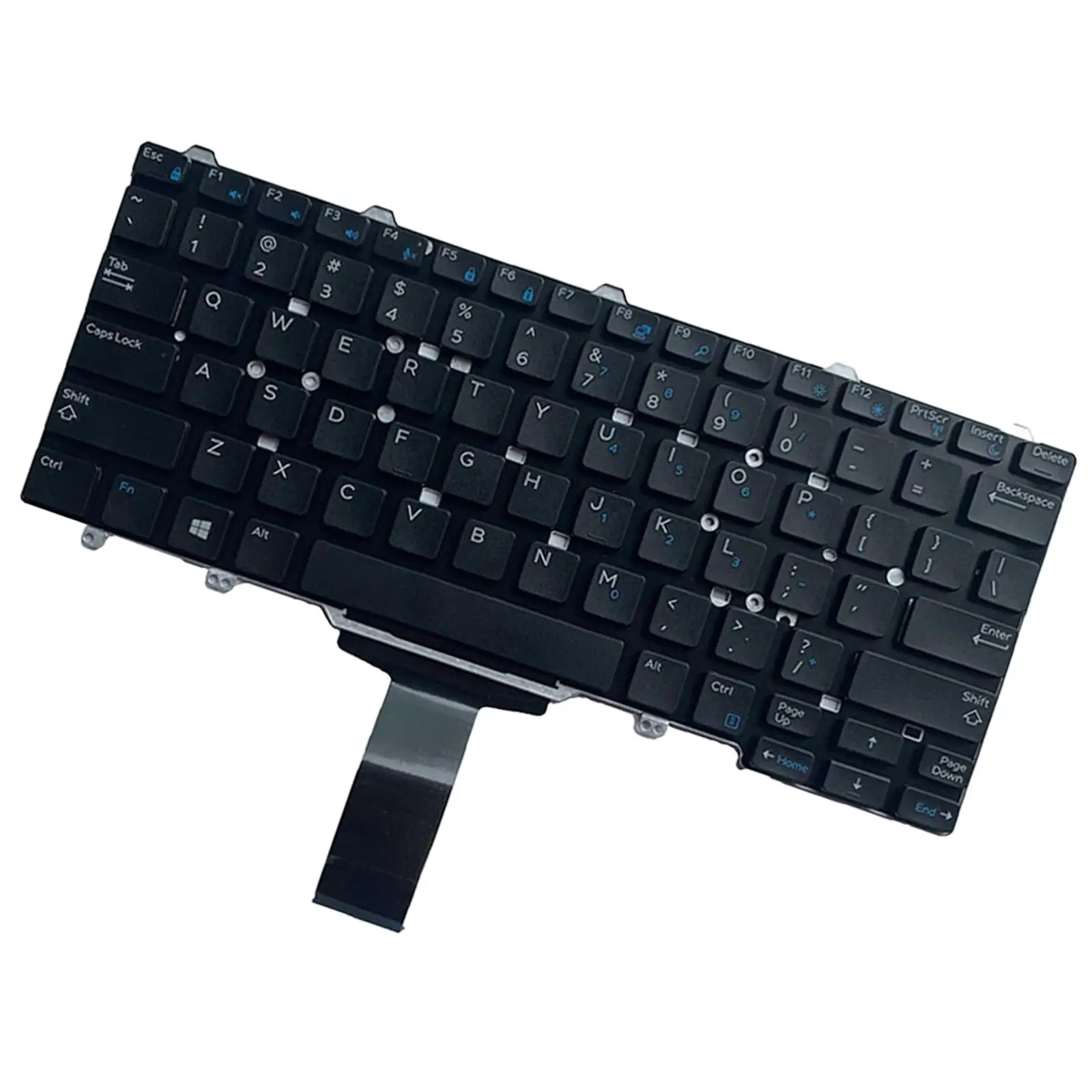 Imagem -04 - Teclado Portátil Eua Abs Plástico Notebook Substituição do Teclado para Dell Latitude 3340 3350 E3340 E5450 E7470 0vw6j9 Sn7230 Preto