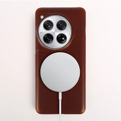 Oil Wax Magnetic Genuine Leather Phone Case For Oneplus 13 11 11R 10Pro 12 10R 10T Ace Nord N100 Cover Handmade Back Shell Coque