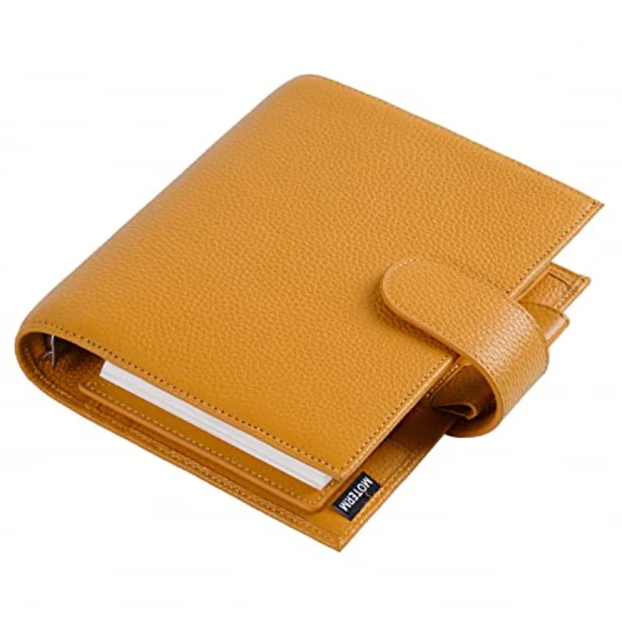 

A6 Luxe Rings Planner - Genuine Leather Binder Organizer 30mm Ring, - NOT a Standard A6