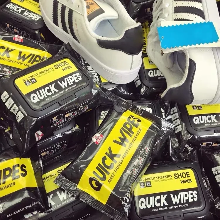 Quick Cleaning Wet Wipes White Shoes Sneaker Cleaning Wipes Shoe Cleaners Travel Portable Sneaker Disposable