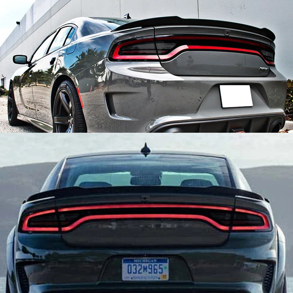 Car Rear Tail Light Sticker Side Moked Lamp Films Smoked Vinyl Precut Tint Overlay for Dodge Charger 2015-2022 Accessories